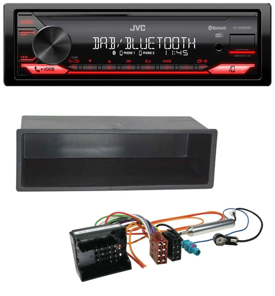JVC Bluetooth USB DAB MP3 Autoradio für Peugeot 207 307 Expert Partner - Bild 1 von 4