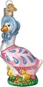 Old World Christmas JEMIMA PUDDLE-DUCK (12707) Glass Ornament w/ Box - Picture 1 of 2