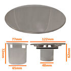 120mm Shower Drain Waste Replacement Chrome Cap/Tube/Sediment Cup for 90mm waste