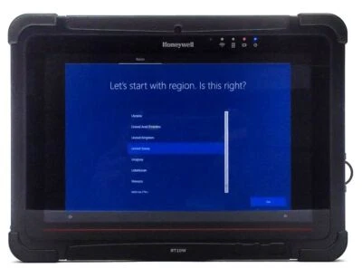 Honeywell RT10W Tablet Rugged 10.1" Cellular Windows 10 RT10W-L00-17C12S0F - Image 1 of 4