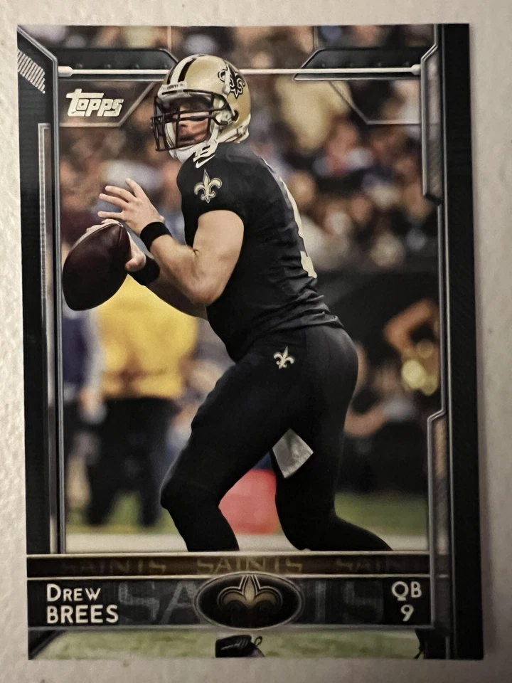 2015 Topps Drew Brees New Orleans Saints - Image 1 of 1