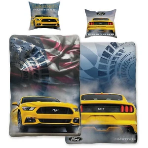 Linon Bettwäsche Ford Mustang Legend Bettwäsche 135x200 cm Pony US Car Auto 008 - Bild 1 von 7