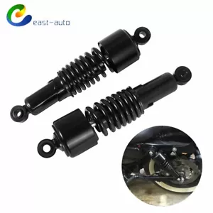 2Pcs For Dyna FXD Sportster XL1200 XL883 Rear Shock Absorbers 267mm 10.5" Black - Picture 1 of 6