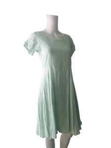 Urban Fit & Flare Dress Size M 16 Yrs Girls NEW Aqua Glass Batic Zip EU40 RRP£29 - Picture 1 of 12