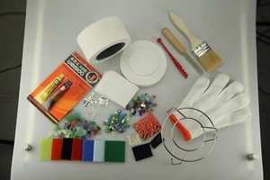 Professional Large Microwave Kiln Kit 14pcs Set DIY Jewelry Glass Fusing Kiln - Picture 1 of 4