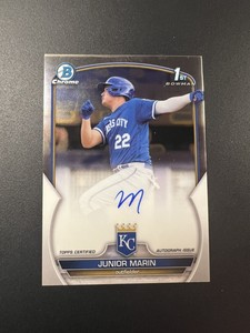 2023 Bowman Chrome JUNIOR MARIN 1st Bowman On Card Auto Card CPA-JMN - ROYALS