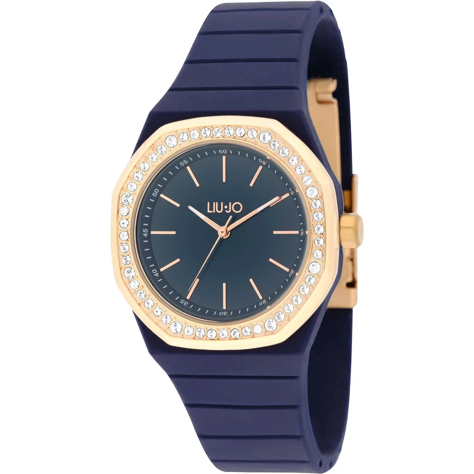 Orologio Donna LIU JO LUXURY YACHT TLJ2384 Silicone Blu - Immagine 1 di 1