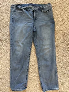 Lucky Brand Sweet Crop Damenjeans Größe 14/32 leicht gewaschen - Bild 1 von 15