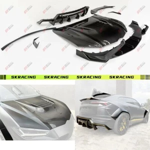 Kit de carrocería de carbono seco delantero trasero capó alerón aletas para Lamborghini URUS 18-22 - Imagen 1 de 20