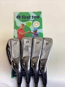 TaylorMade Burner 1.0 Irons Set 8-9-PW-AW Accra 70i Regular Graphite Shafts +1” - Picture 1 of 10