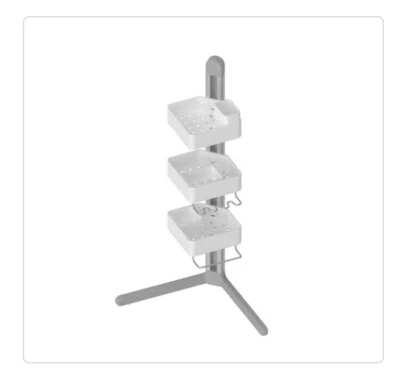 Carrito de ducha ajustable de 3 niveles Sharper Image Foto 1 de 4