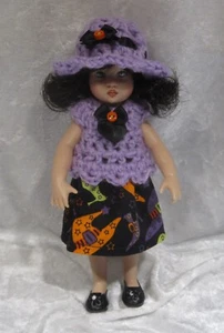 Made to fit RILEY KISH,  Handmade Clothes #18 Skirt, Crochet Top & Hat Set - Picture 1 of 3