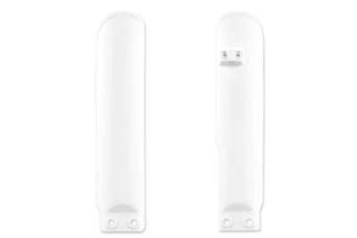 UFO White Lower Fork Guards 03-17 SX, SX85, XC Foto 1 de 2