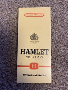 vintage empty hamlet mild cigar box by benson & hedges