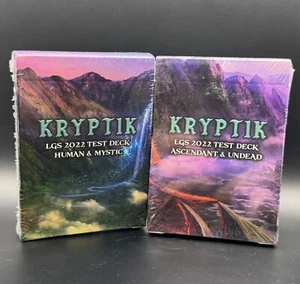 Kryptik Tcg LGS 2022 Test Deck Set QR Decks (Extremely Rare) - Picture 1 of 2