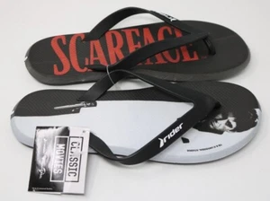 Rider SCARFACE Classic Movies Collab Sandals RIDER Flip Flops Men's 13 HTF - Picture 1 of 8