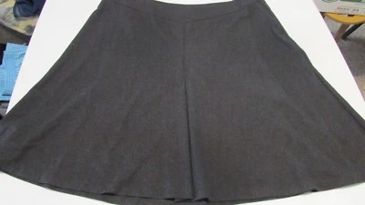 New Women's Size 20W Dark Graystone Plus Flared Pleated Dress Skirt By George - Image 1 of 4