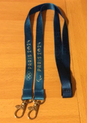 Paris 2024 OLYMPIC GAMES Official Lanyard FOR VIP VISITORS - Image 1 of 2