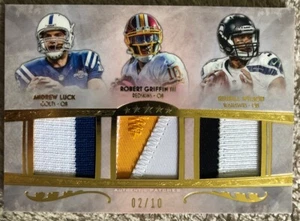 ANDREW LUCK ROBERT GRIFFIN RG3 RUSSELL WILSON 2013 Five Star Patch /10 FSTP-LGW - Picture 1 of 10