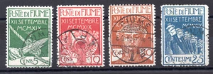 Fiume - Ingresso dei Legionari n. 127/130 serie completa usata - Picture 1 of 1