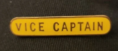 Vintage Enamel Vice Captain University School Badge by Davis London E3 1960/70s - Image 1 of 3