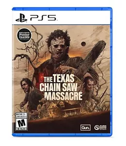 The Texas Chain Saw Massacre - PlayStation 5 con poster - NUOVO SPEDIZIONE GRATUITA USA - Foto 1 di 8