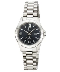 ETT ECO TECH TIME Orologio Solare Da Donna Gobi Lady Acciaio/Nero ELS-11674-22M - Picture 1 of 4