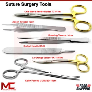 Surgical Suture Practice Suturing Kit Medical Surgery Instruments Veterinary - Picture 1 of 8