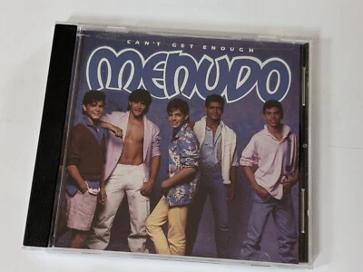 MENUDO Can't Get Enough CD feat RICKY MARTIN Latin Pop Rock 1986 Album - Image 1 of 4