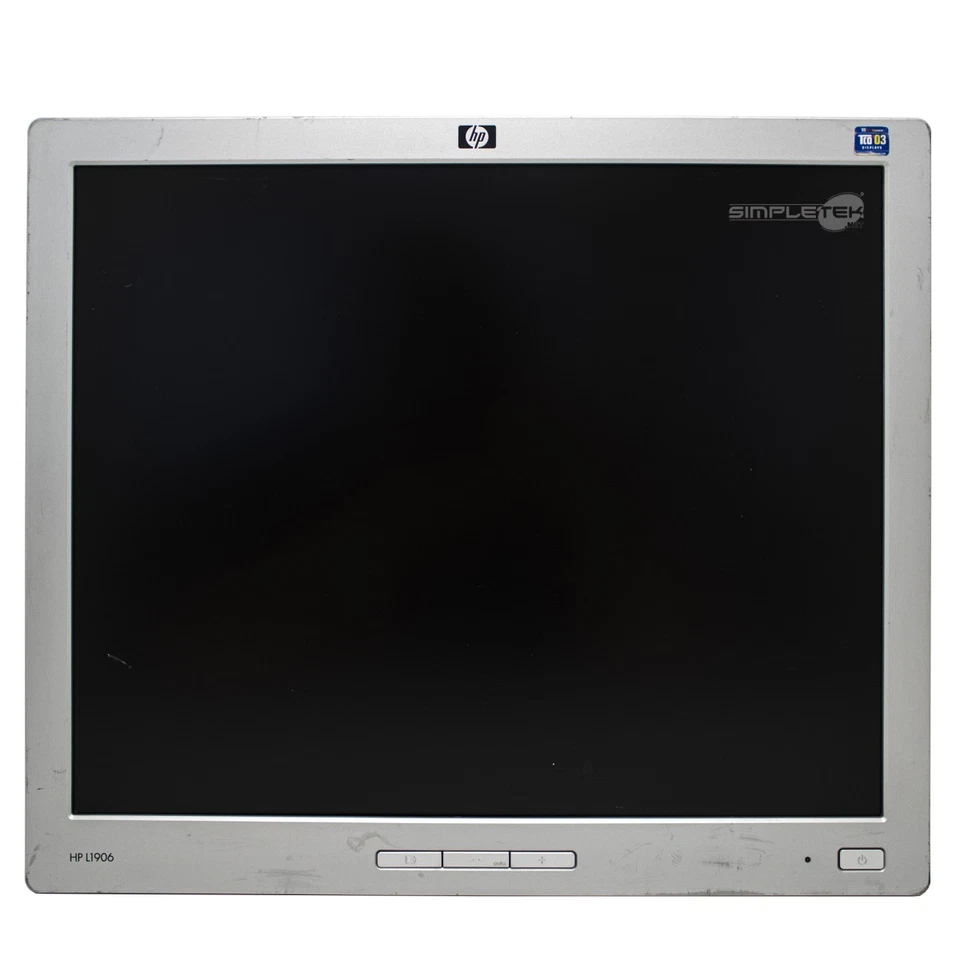 Monitor 19 " LCD HP L1906 5:4 4:3 Square Screen HD VGA Vesa PC _ - Image 1 of 4