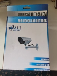 Cámara de seguridad ficticia eléctrica de pared nueva caja abierta - Imagen 1 de 5