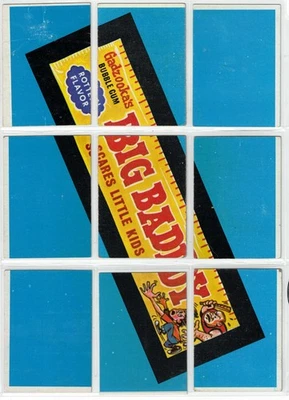 1974 WACKY PACKAGES SERIES FIVE COMPLETE 9 PIECE PUZZLE - Image 1 of 2