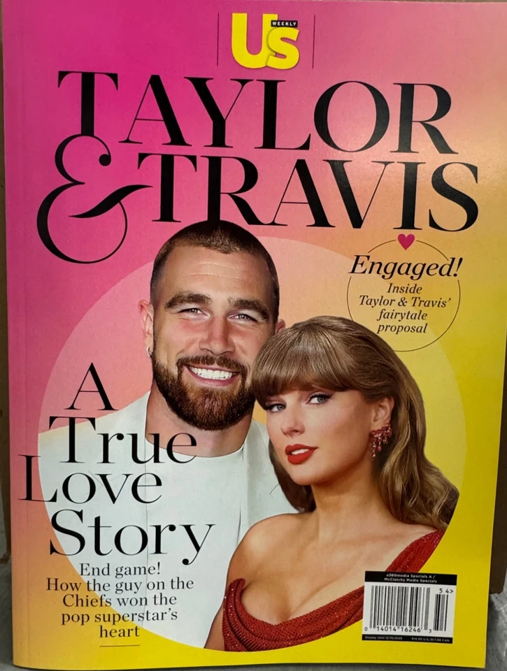TAYLOR SWIFT & TRAVIS KELCE - A TRUE LOVE STORY 2025 US WEEKLY SPECIAL Magazine - Image 1 of 1