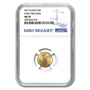 2017 1/10 oz American Gold Eagle MS-70 NGC (Early Releases) - Picture 1 of 3