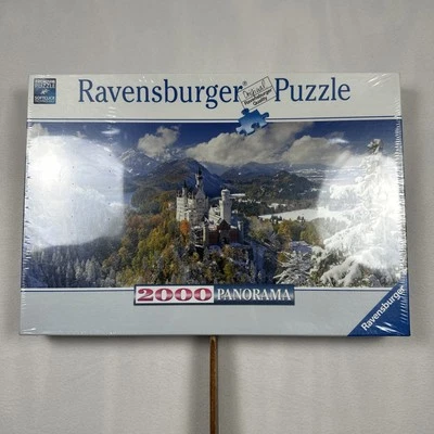 NEW SEALED Ravensburger Panorama 2000 Piece Jigsaw Puzzle Neuschwanstein Castle - Image 1 of 4