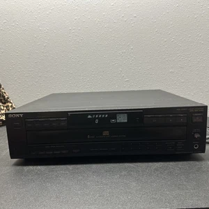 SONY CDP-C525 5-Disc CD Player Changer. No Remote. Works. - Picture 1 of 19