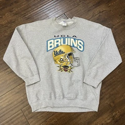 Vintage 90s UCLA Bruins Mens Sweatshirt XL Helmet Graphic Bowl Game NCAA College - Image 1 of 4