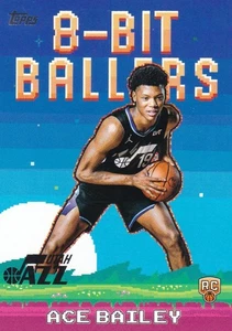 2025 Topps Basketball - Ace Bailey #8B-35 8-Bit Ballers (RC) - Picture 1 of 1
