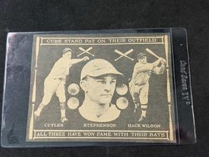 1924 Baseball Magazine Clipping - Cuyler, Stephenson and Hack Wilson - Picture 1 of 3