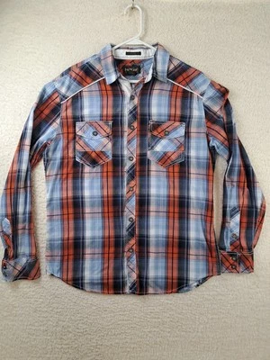 Helix Mens Button Up Shirt Size Large Athletic Fit Bold Stitch Cowboy Western - Image 1 of 4