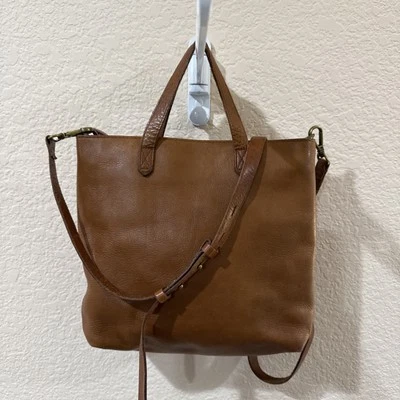Madewell транспорта кожаная сумка с короткими ручками через плечо наплечная сумка желтовато-коричневый коричневый богемное - Изображение 1 из 4