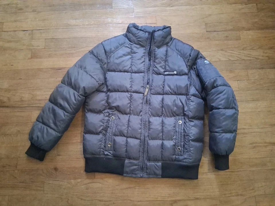Chaqueta South Pole Y2k Cremallera Completa Negra Rn 82628 Puffer Para Hombres XL Foto 1 de 4