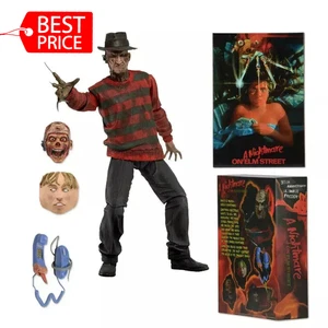 7" Freddy Krueger 30th Nightmare On Elm Street Action Figure Model Collect UK - Picture 1 of 19