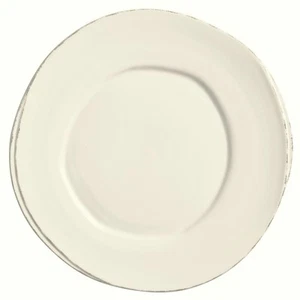 World Tableware FH-501 Farmhouse Cream White 8 Rimmed Plate - 36 / CS" - Picture 1 of 5