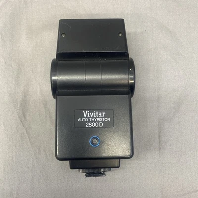 Vintage Vivitar Auto Thyristor 2800 D shoe mount Flash unit - Image 1 of 4