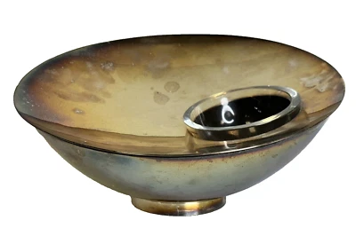 Винтажная закуска чаша Nan Swid Design из трех частей на льду икры сделано в Китае - Изображение 1 из 4