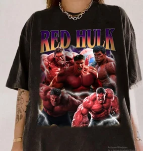 Red H'u'l'k Shirt, Captain America 4 Brave New World Tee, Marvel shirt, Sup - Picture 1 of 9