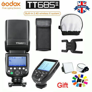 Godox TT685II-S 2.4G TTL HSS Flash Speedlite Light+Xpro-S Flah Trigger For Sony