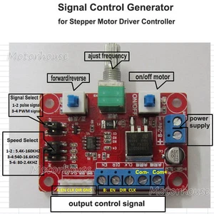 8~24V 12V Stepper Motor Pulse Signal Generator Driver Controller Speed Regulator - Picture 1 of 6