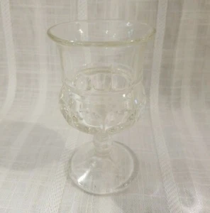 Vintage Indiana Kings Crown / Thumbprint Clear 3 1/2" Glass Cordial - Picture 1 of 3